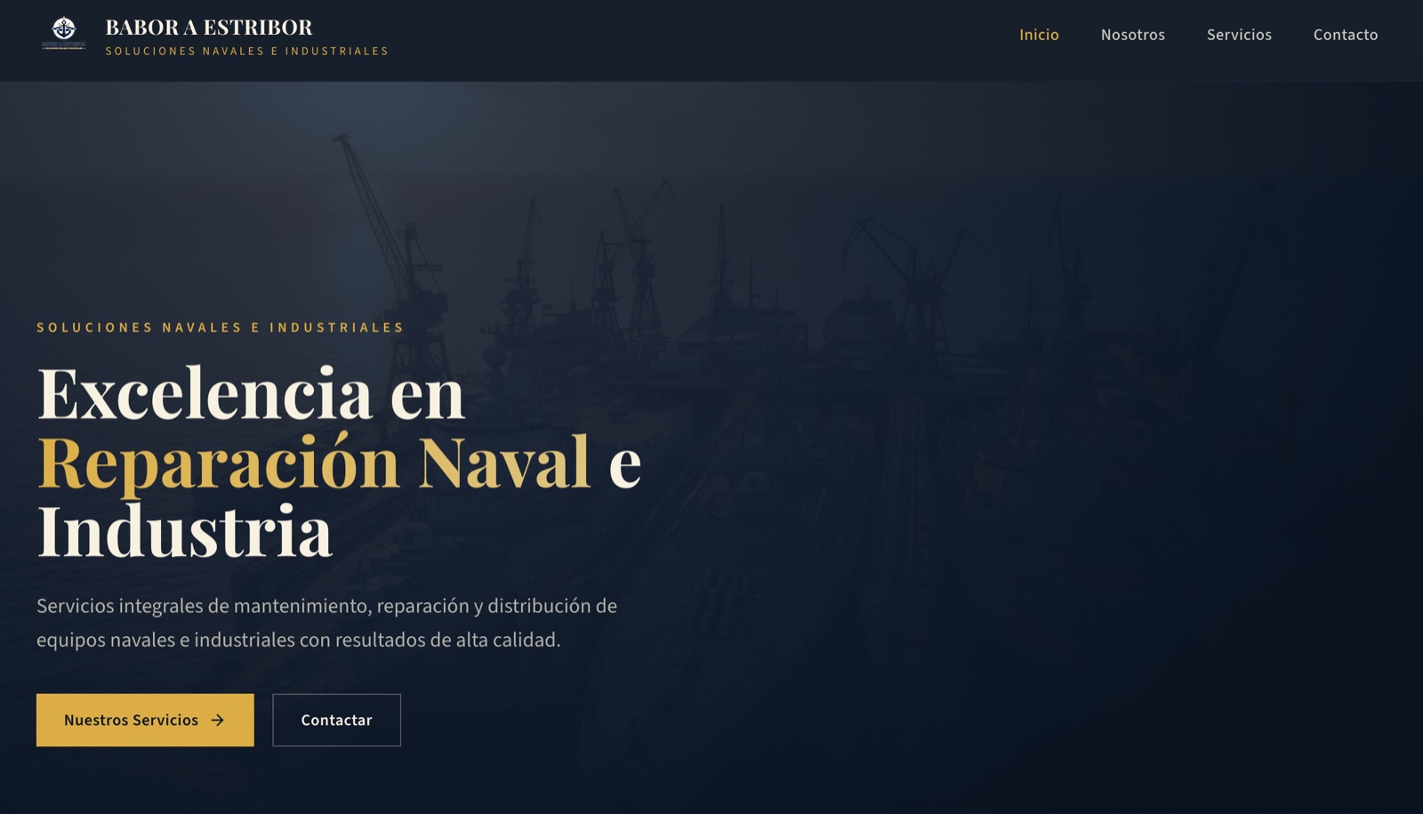 Sitio Web y Captación de Leads Náutico-Industrial